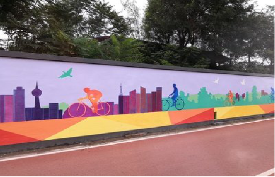 井研墙体彩绘-围墙