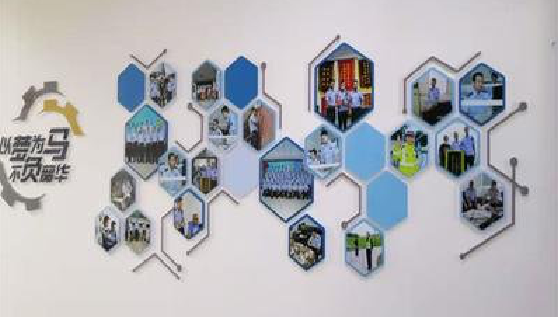 井研文化墙最常见的做法。